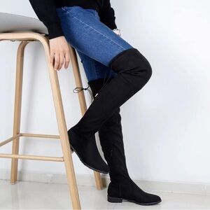 Black Over-the-Knee Women's Boots